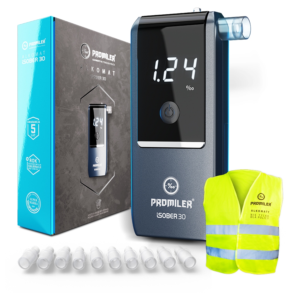 Elektrochemický alkohol tester Promiler iSober 30